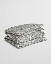 key west paisley double duvet - tartan green
