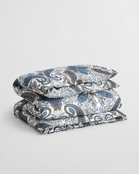key west paisley double duvet - sateen blue