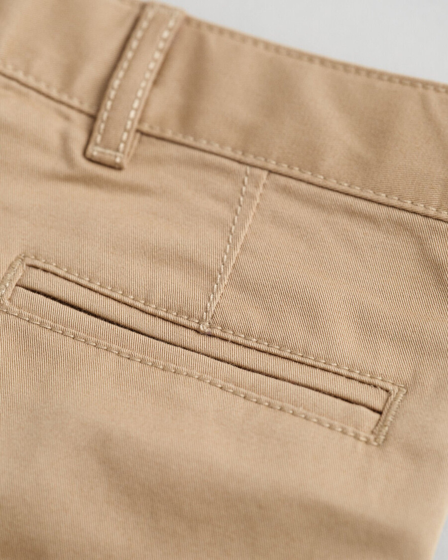 baby chinos - dark khaki