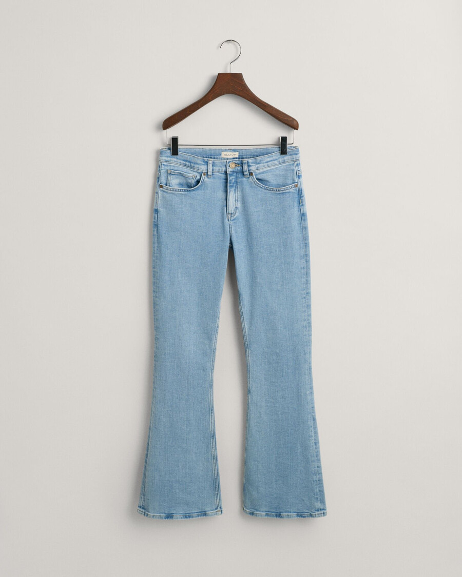 teen girls bootcut jeans - light blue