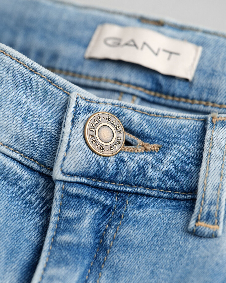 teen girls bootcut jeans - light blue