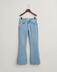 teen girls bootcut jeans - light blue