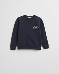 kids nh graphic crew neck sweatshirt - evening blue