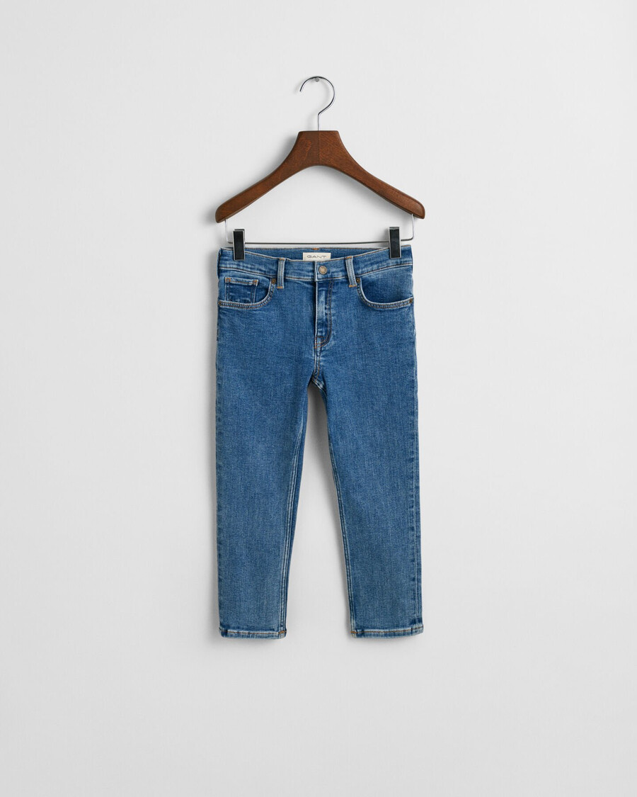 kids slim fit jeans - mid blue
