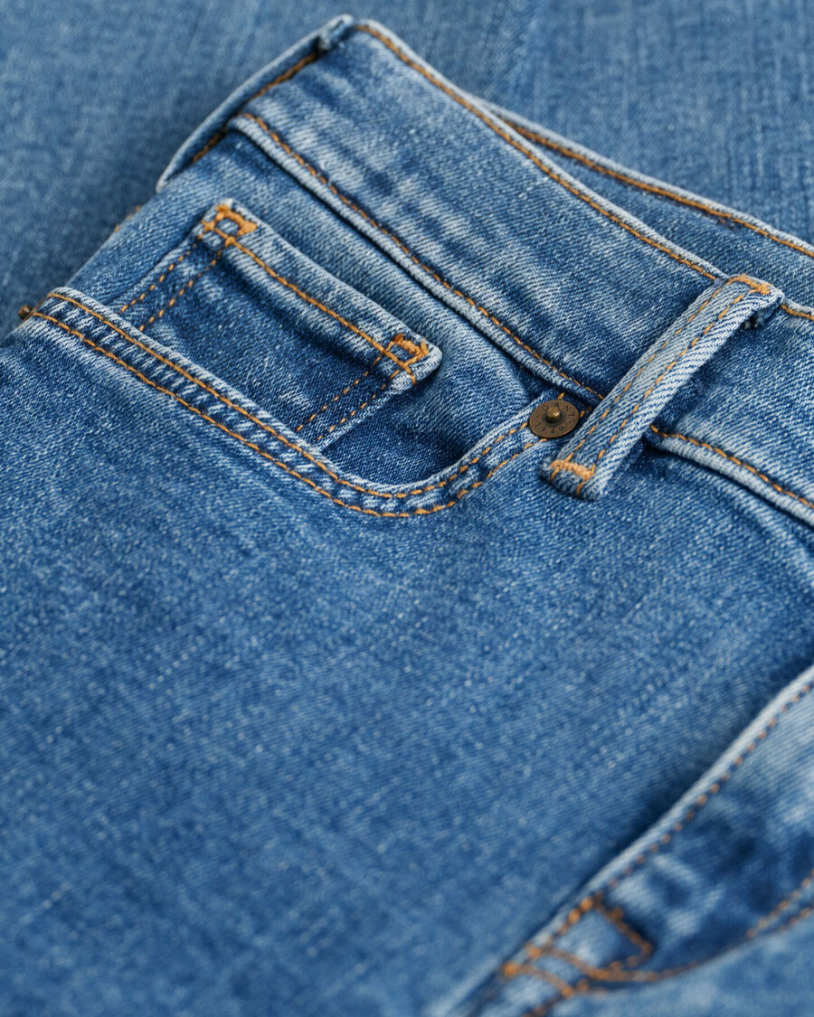 kids slim fit jeans - mid blue