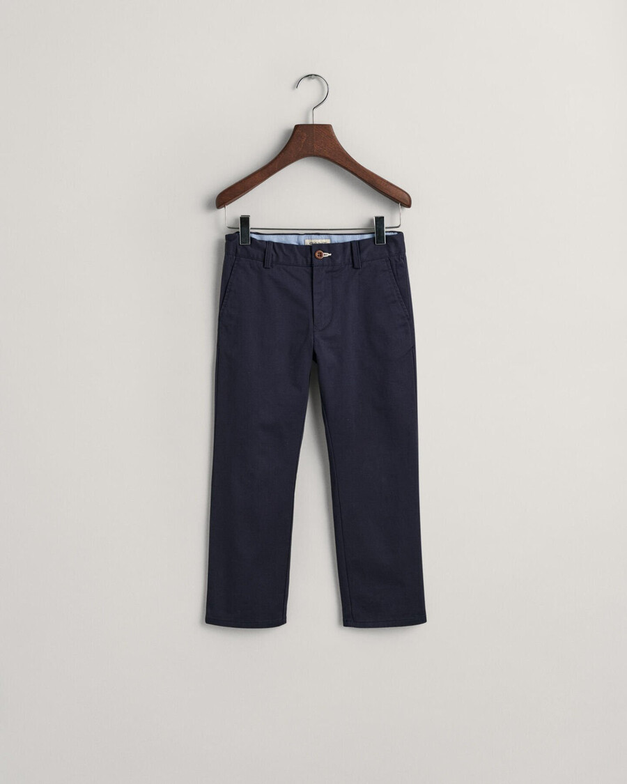 kids regular fit chinos - marine