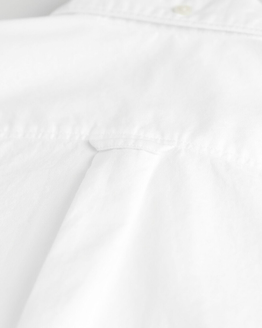 kids shield oxford shirt - white