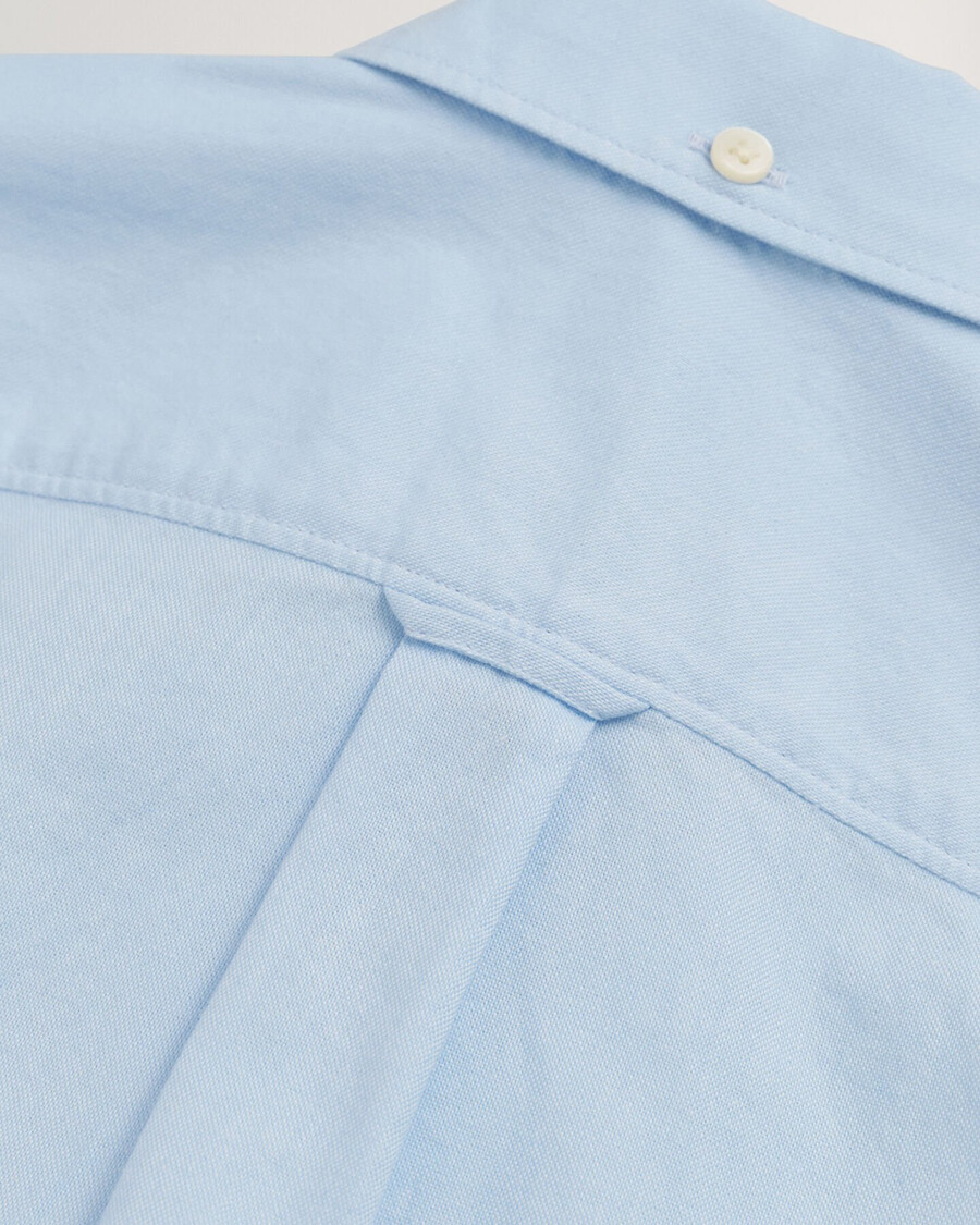 kids shield oxford shirt - capri blue