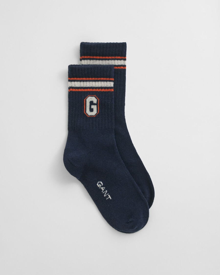 kids graphic socks - evening blue