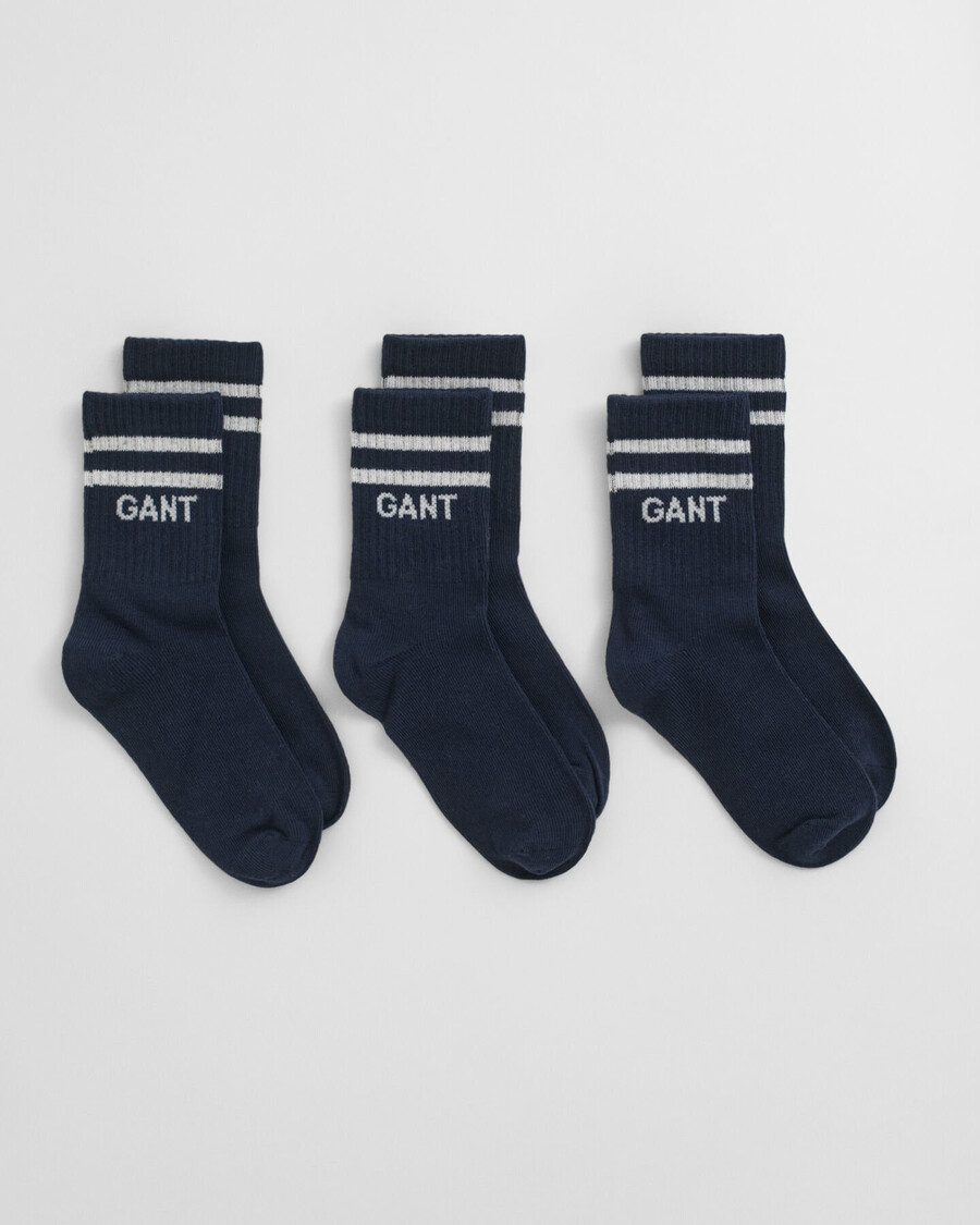 kids 3pack sport socks - evening blue