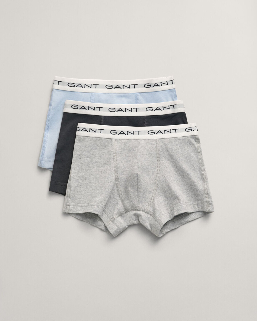 boys 3pack trunks - light grey melange