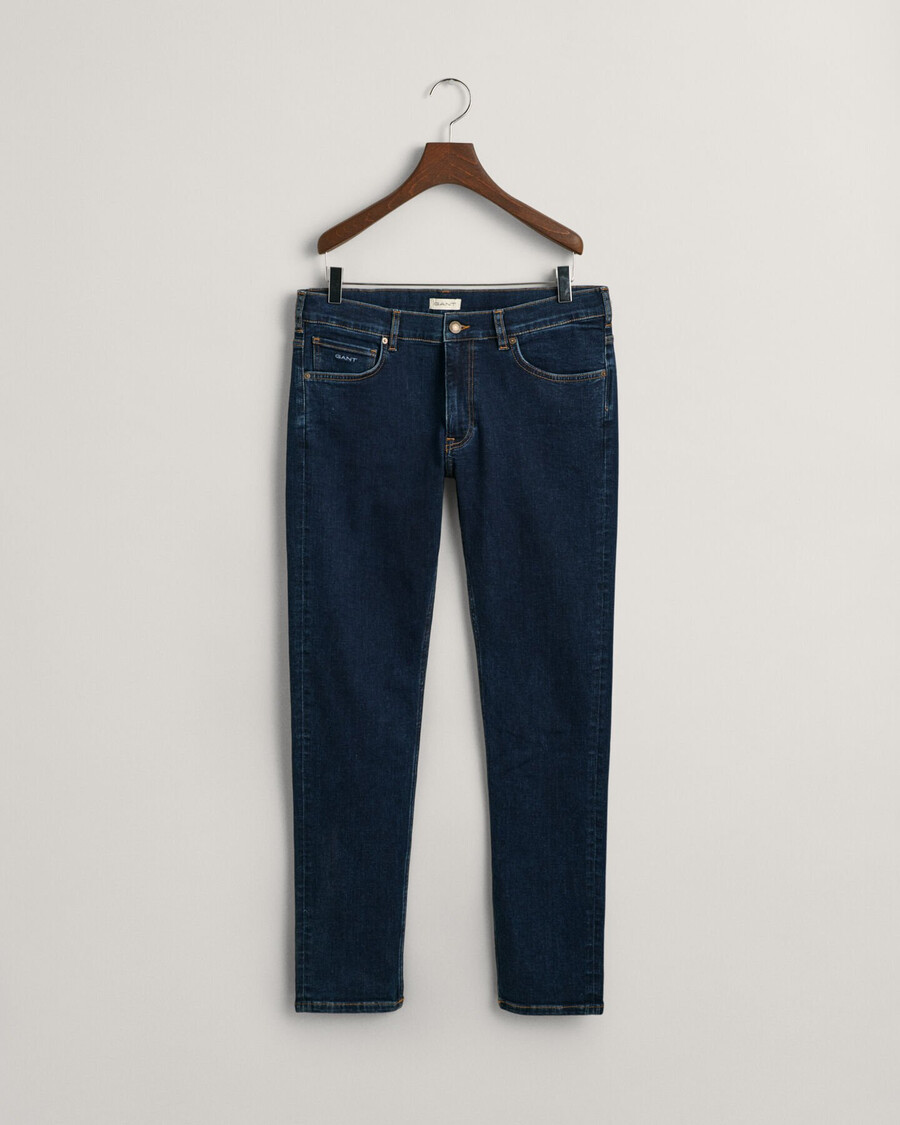 teen boys slim fit jeans - dark blue