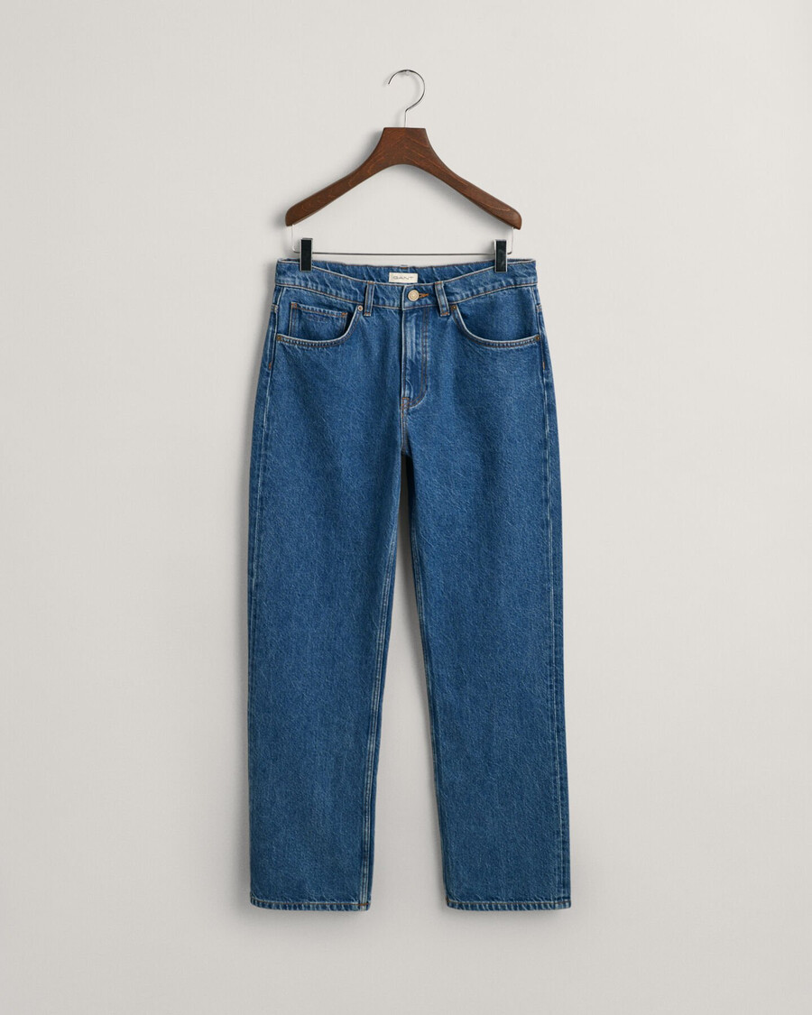 teen boys relaxed fit jeans - semi light blue