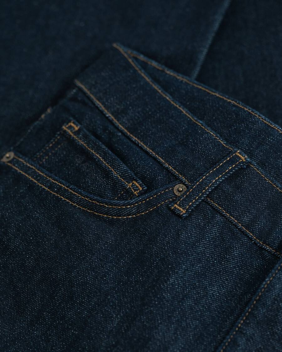 teen boys straight fit jeans - dark blue