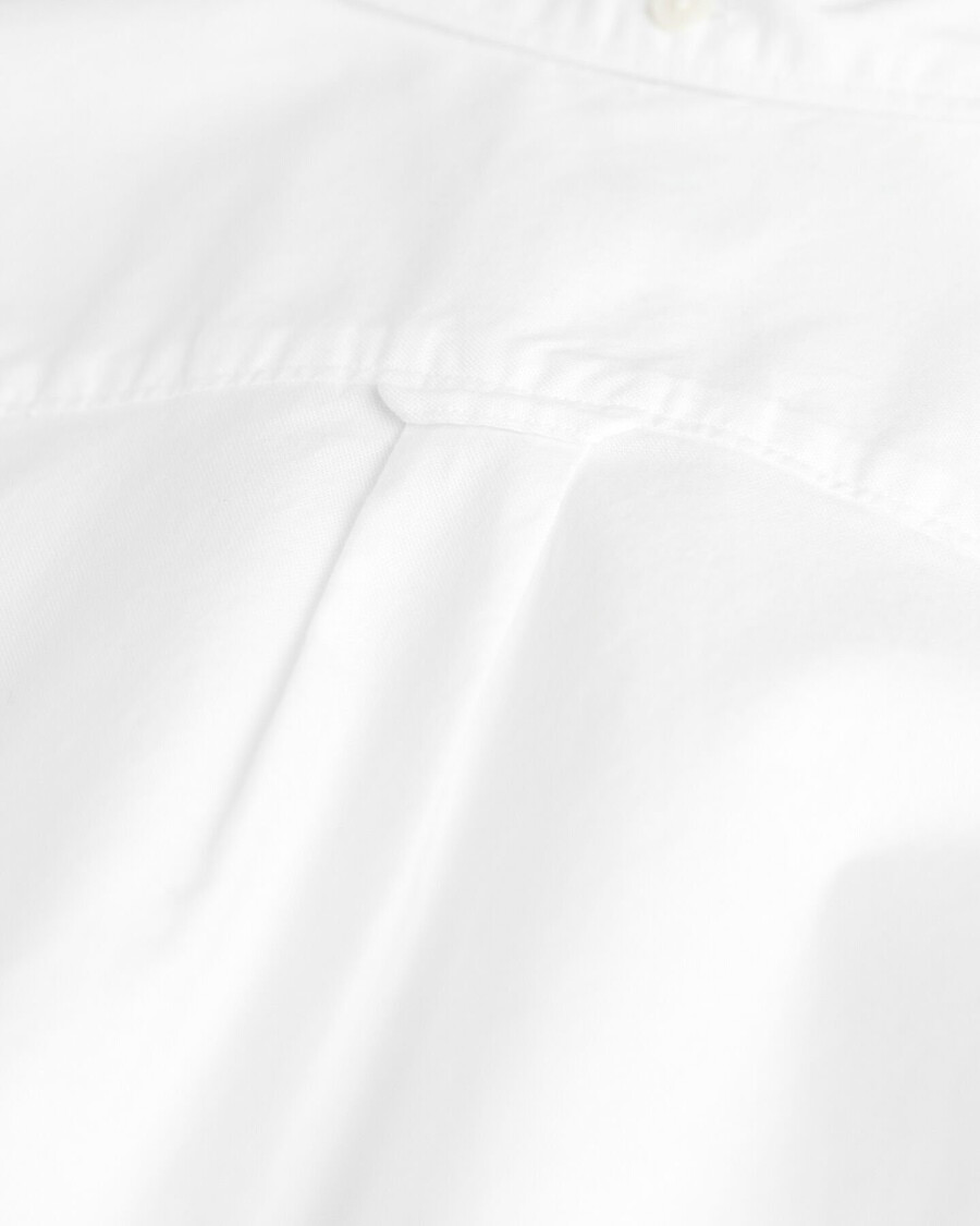 teens shield oxford shirt - white
