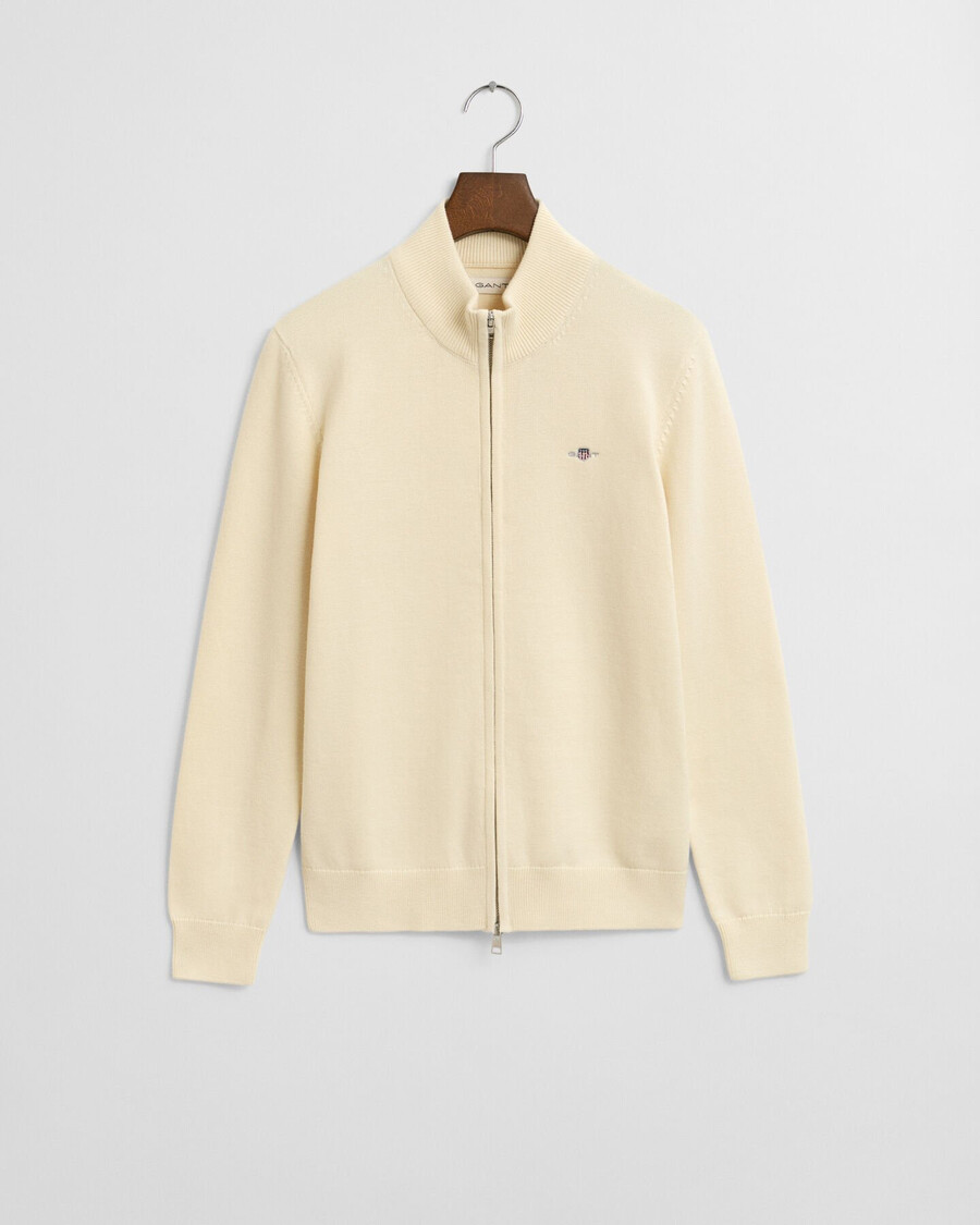 teens casual cotton cardigan - cream