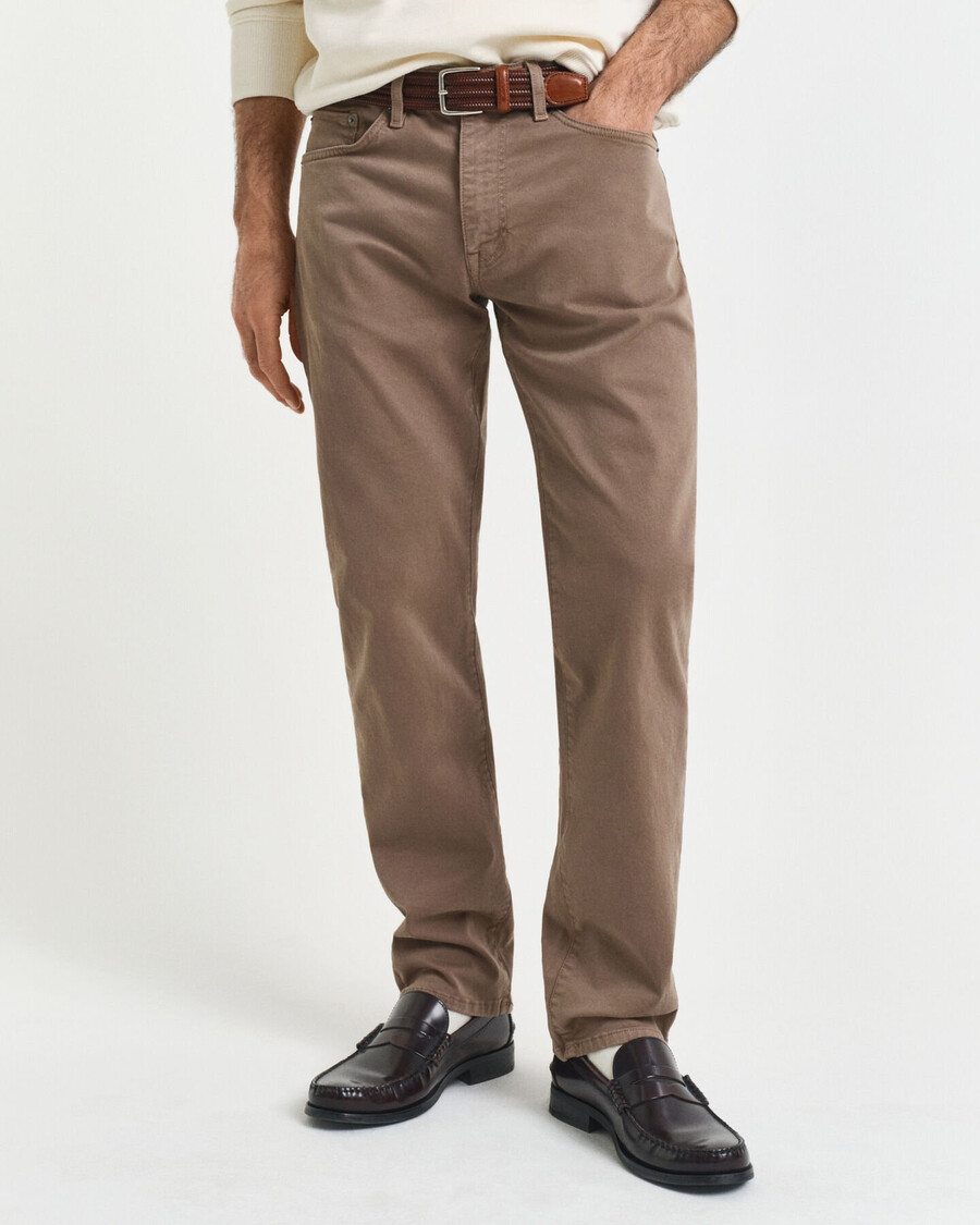regular fit desert jeans - desert brown