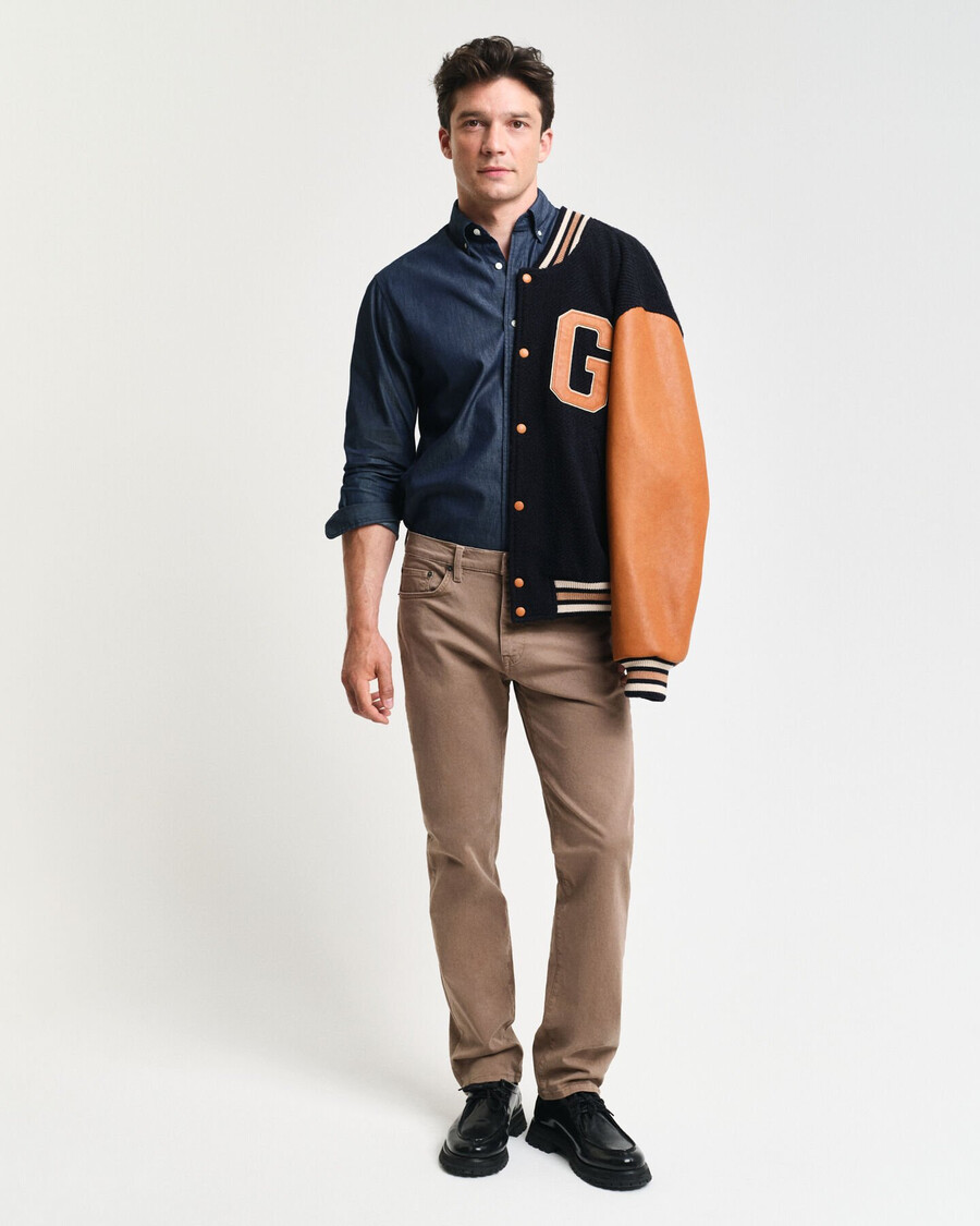 regular fit desert jeans - desert brown