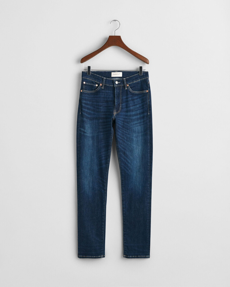 extra slim fit active recover jeans - dark blue worn in