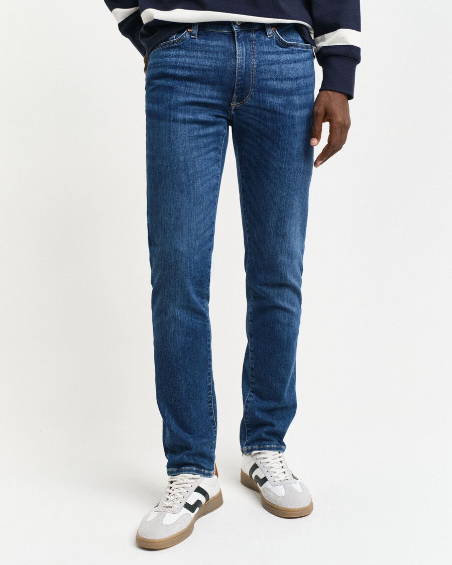 extra slim fit active recover jeans - mid blue