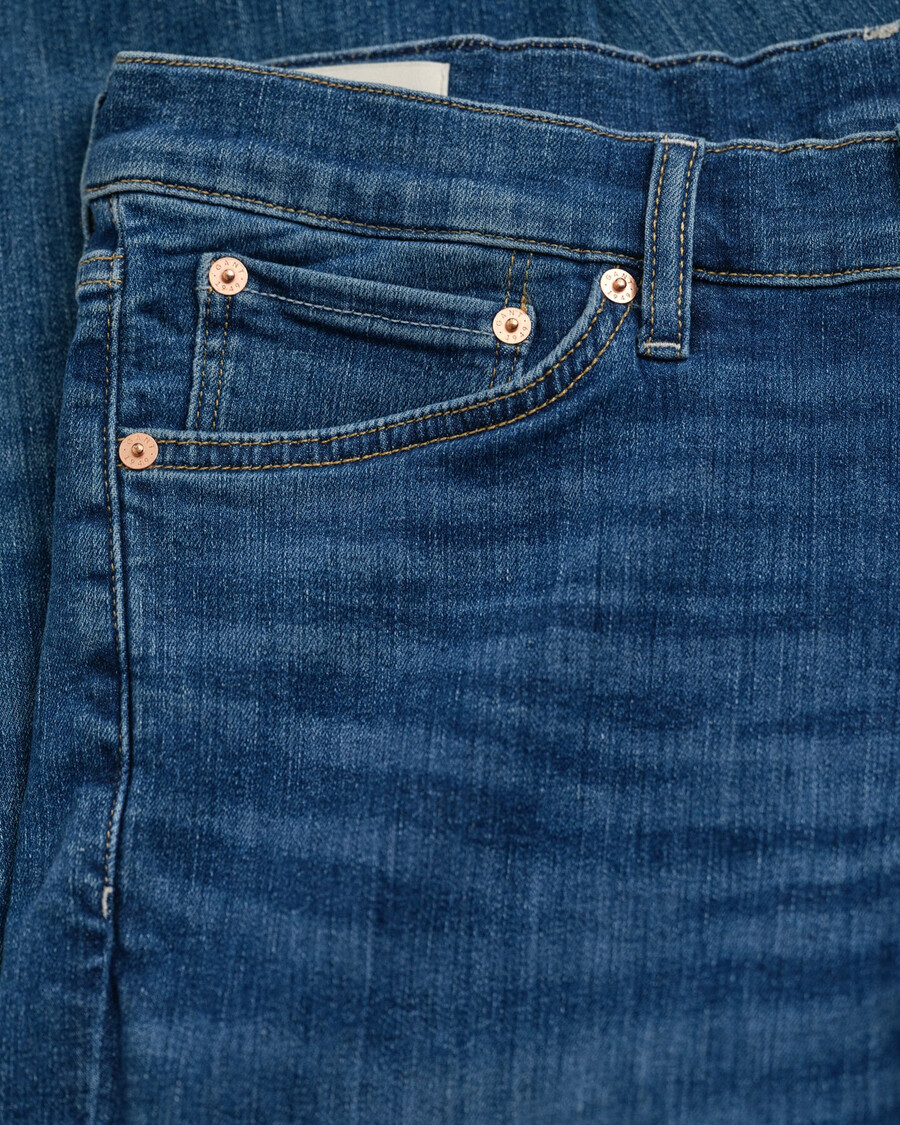 extra slim fit active recover jeans - mid blue