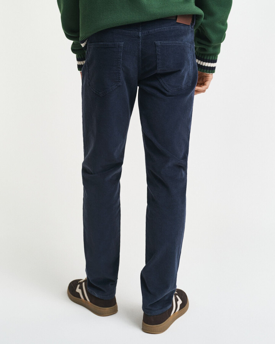 slim fit corduroy jeans - evening blue