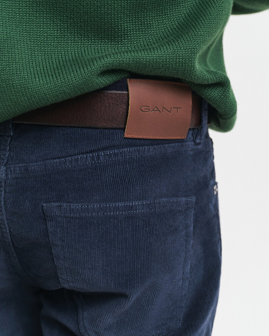 slim fit corduroy jeans - evening blue