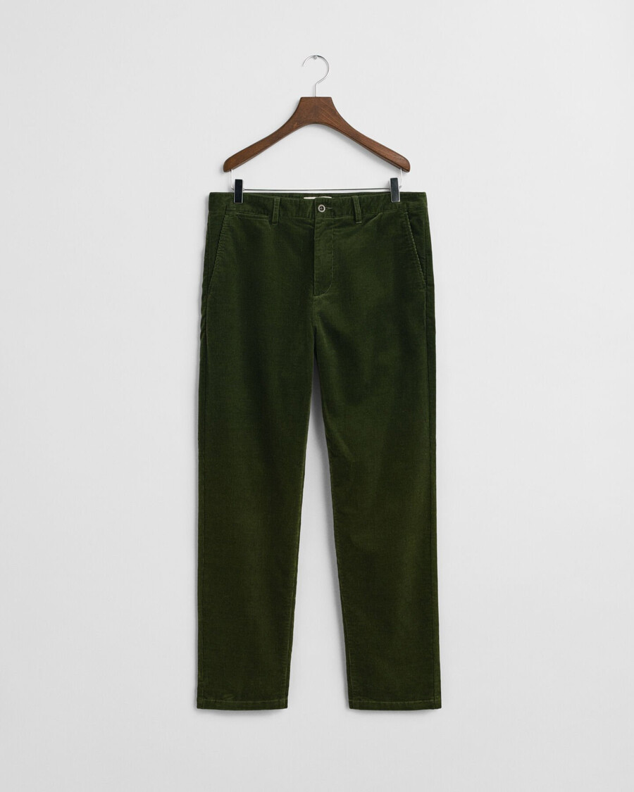 regular fit corduroy chinos - country green