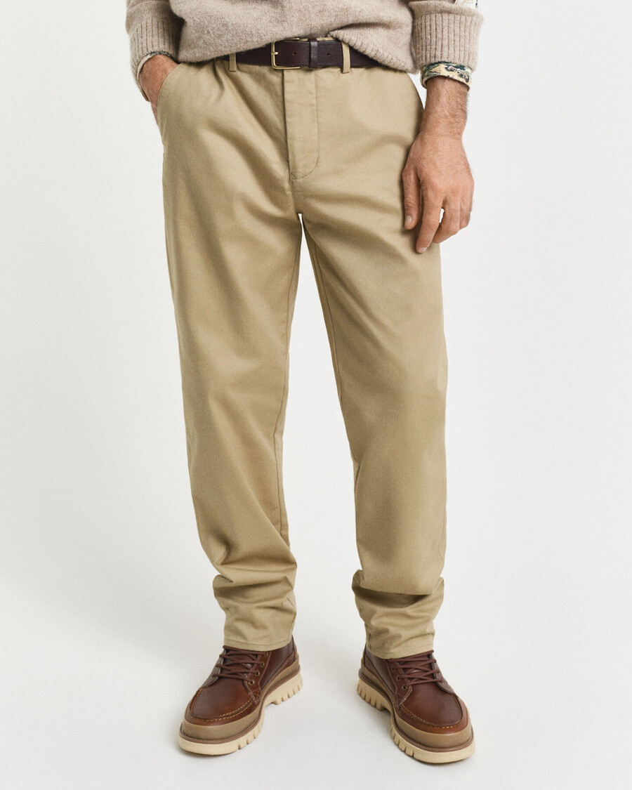 regular fit chinos - dark khaki