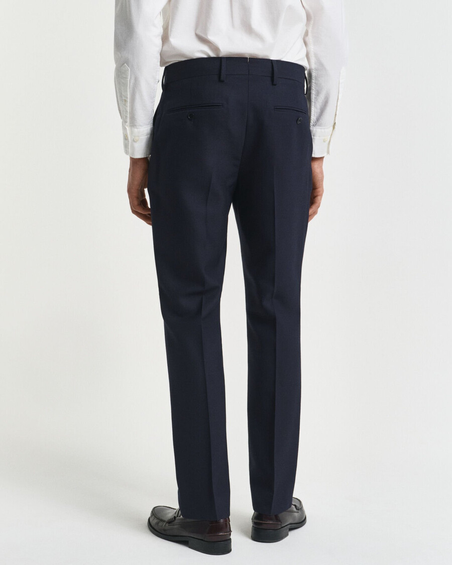 slim fit club suit pants - evening blue