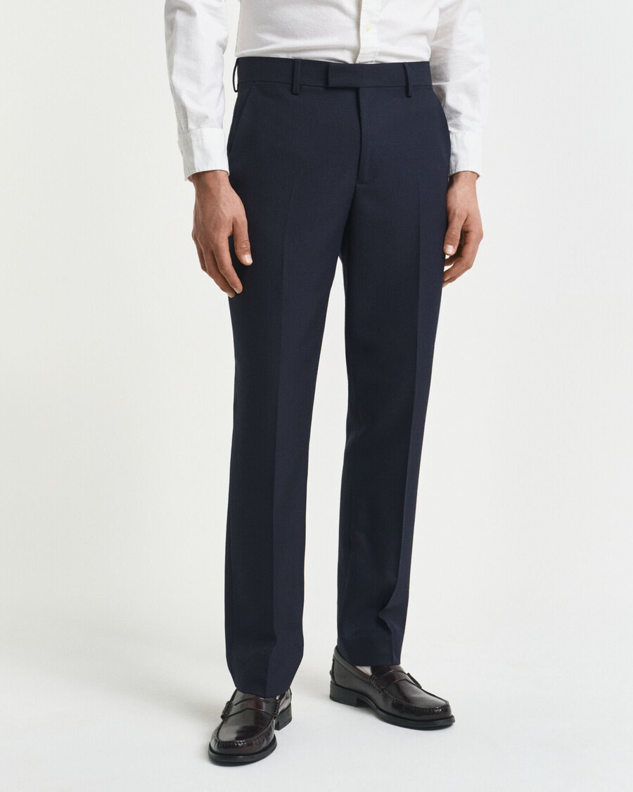 slim fit club suit pants - evening blue