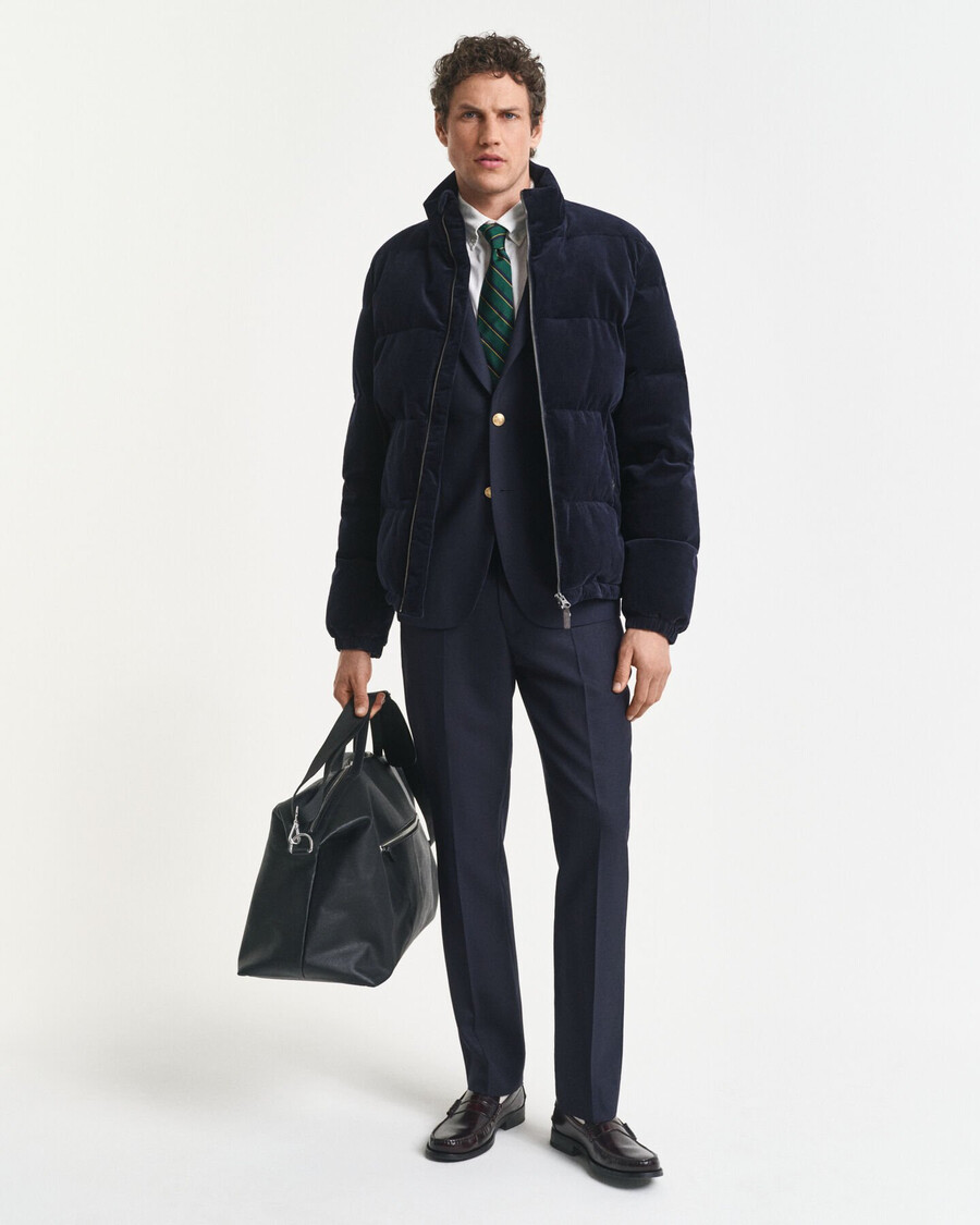 slim fit club suit pants - evening blue