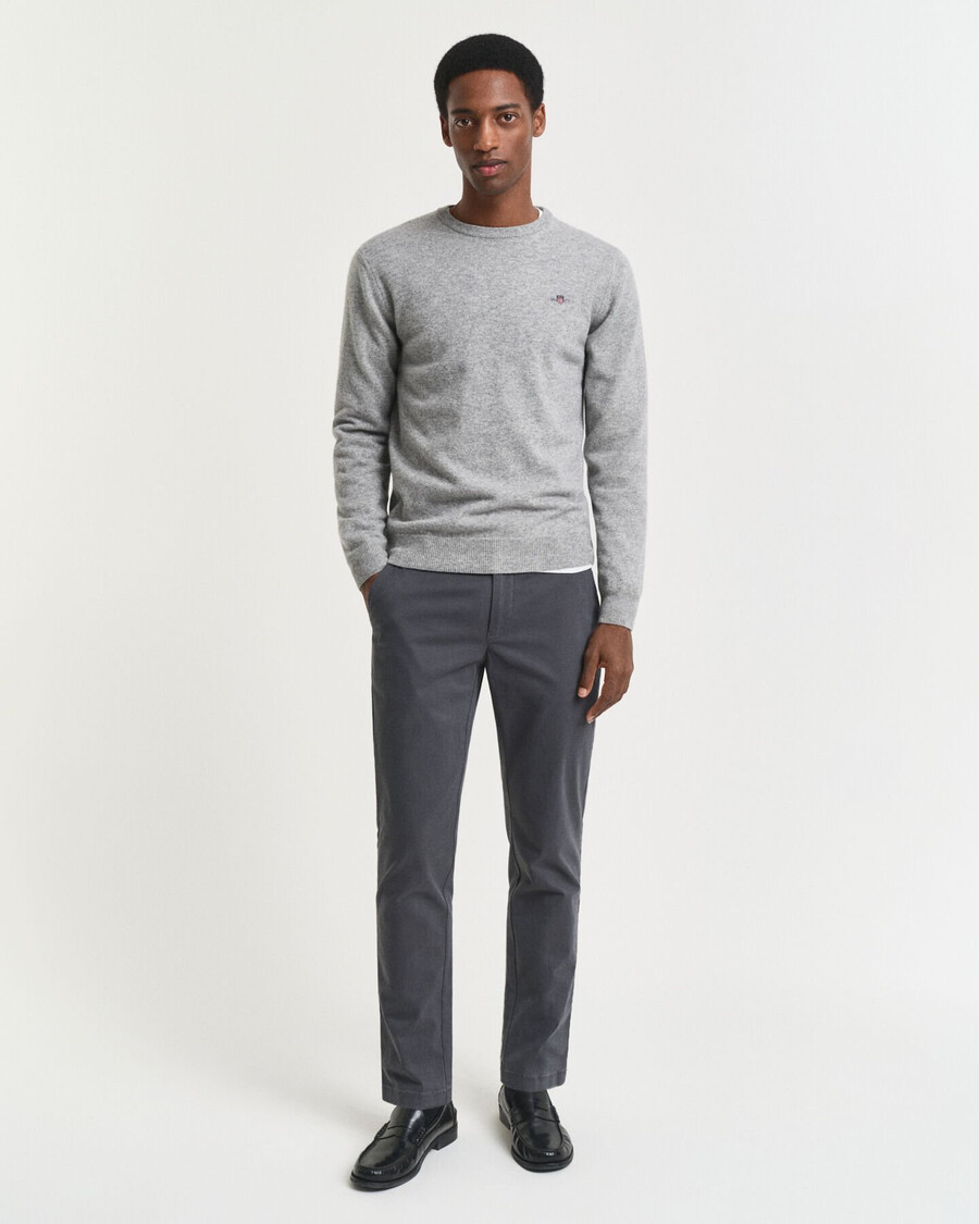 slim fit super comfort chinos - antracite