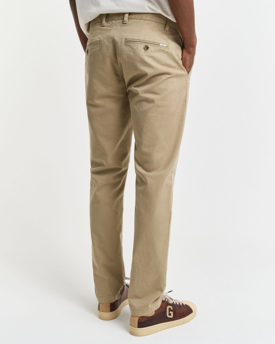 slim fit super comfort chinos - dark khaki