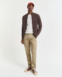 slim fit super comfort chinos - dark khaki