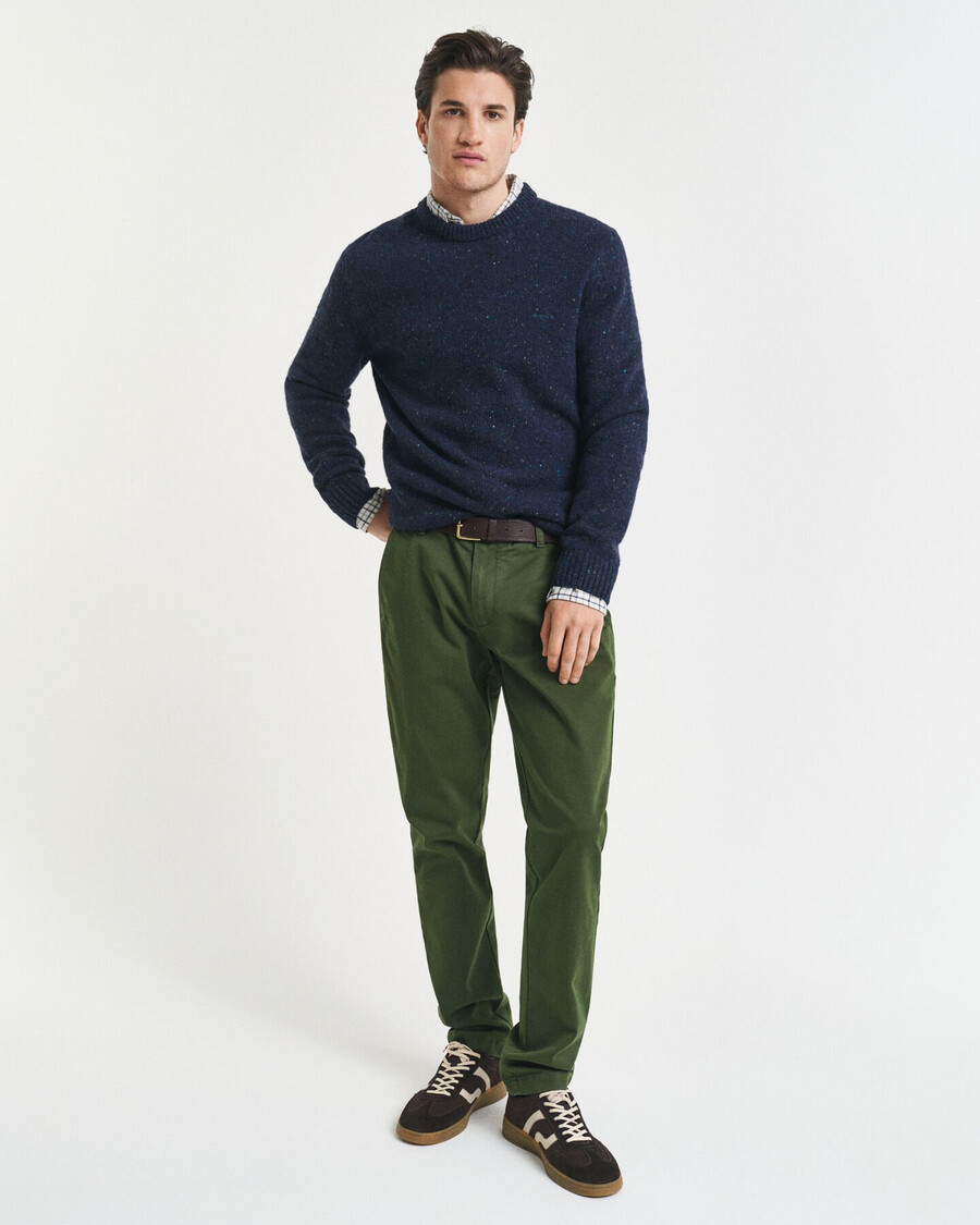 slim fit super comfort chinos - country green