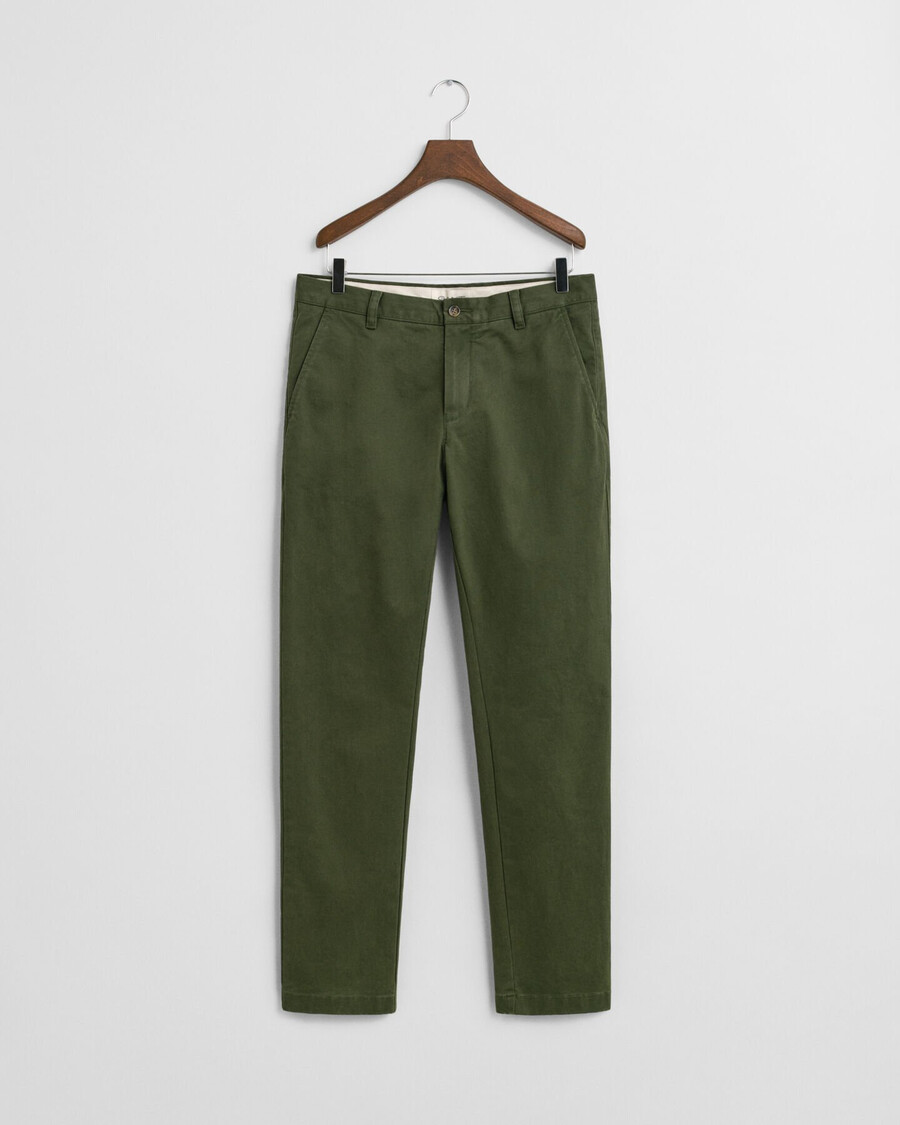 slim fit super comfort chinos - country green