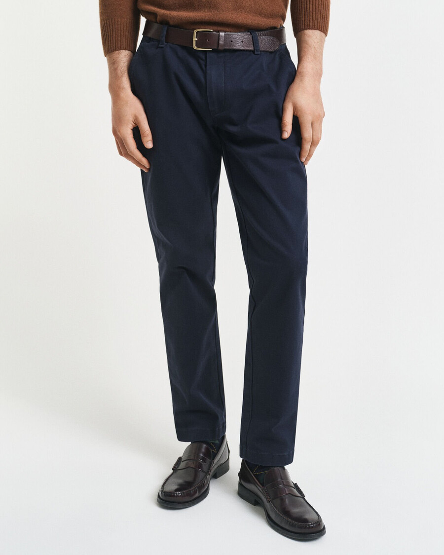slim fit super comfort chinos - evening blue