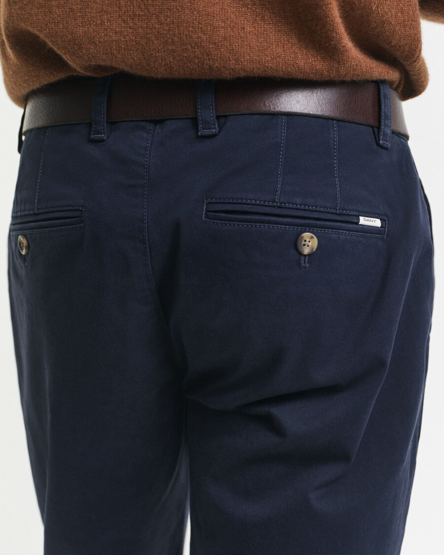 slim fit super comfort chinos - evening blue