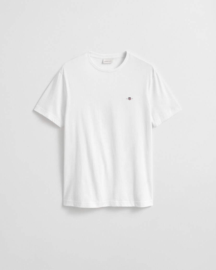 regular fit shield tshirt - white
