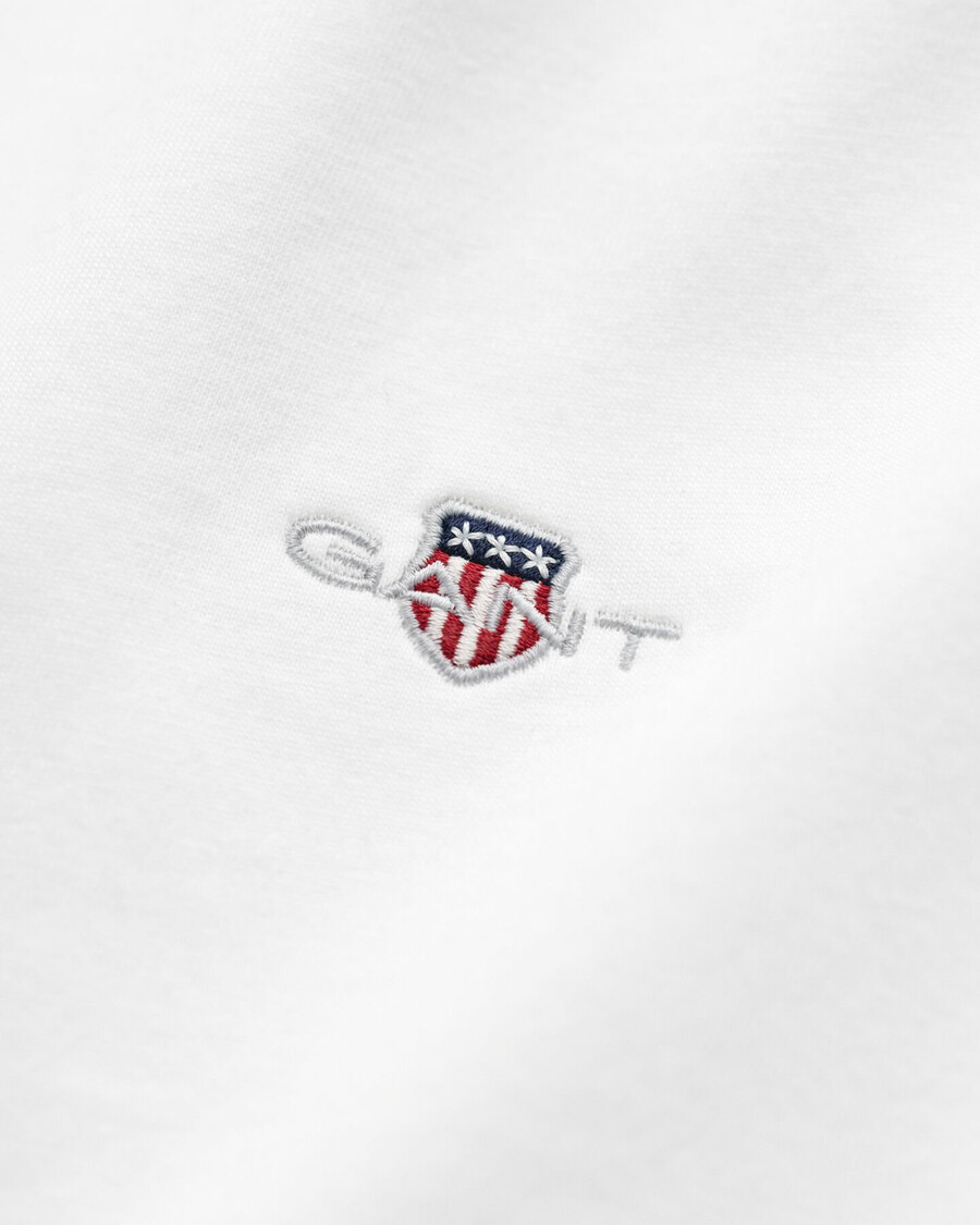 regular fit shield tshirt - white