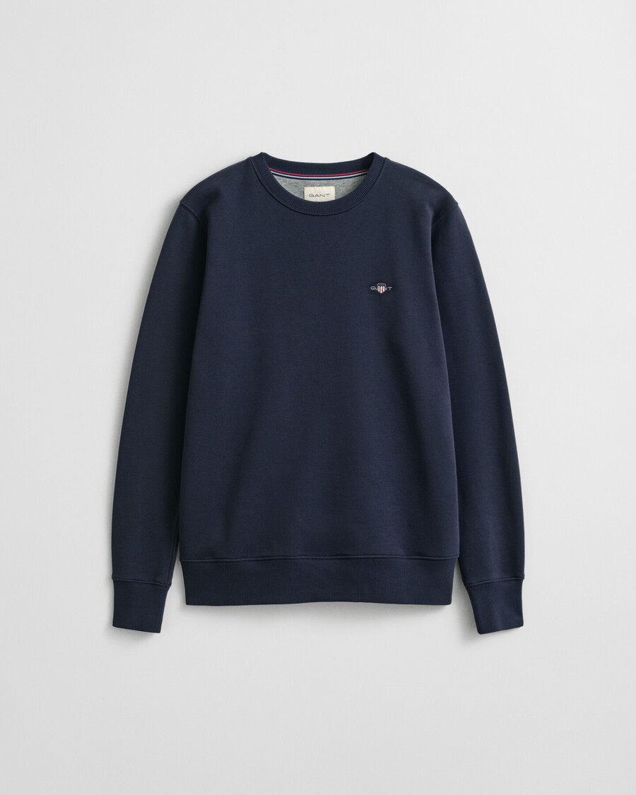 shield crew neck sweatshirt - evening blue