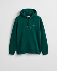 shield hoodie - deep forest green