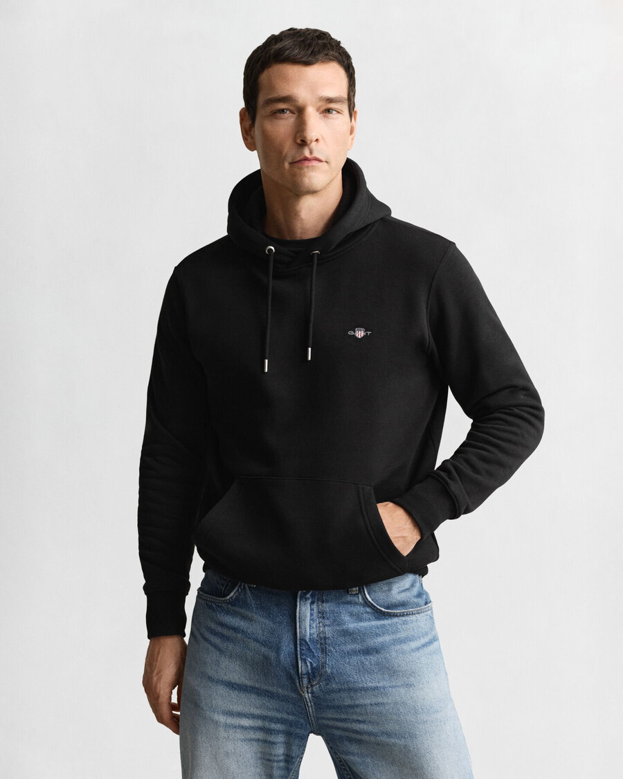 shield hoodie - black