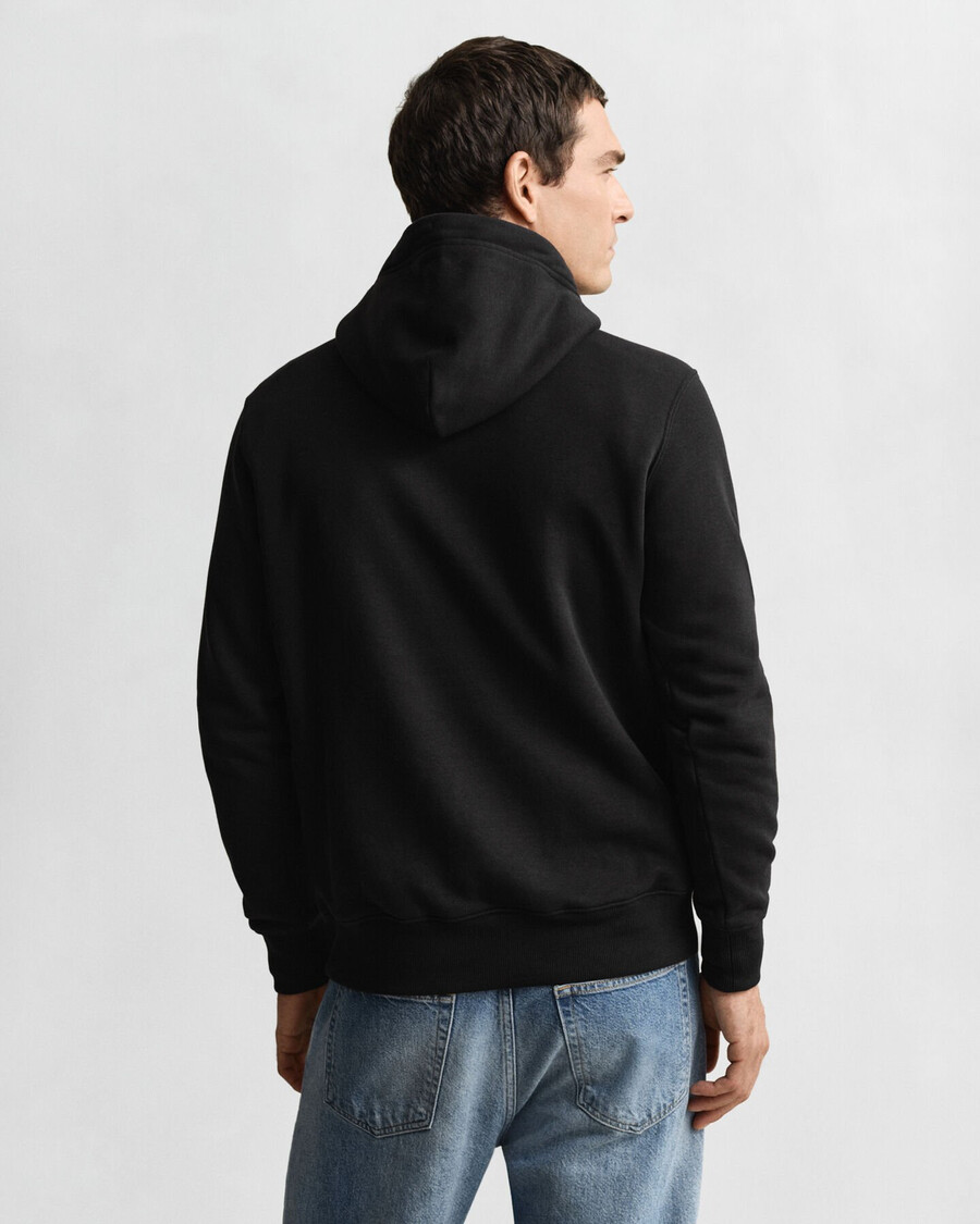 shield hoodie - black