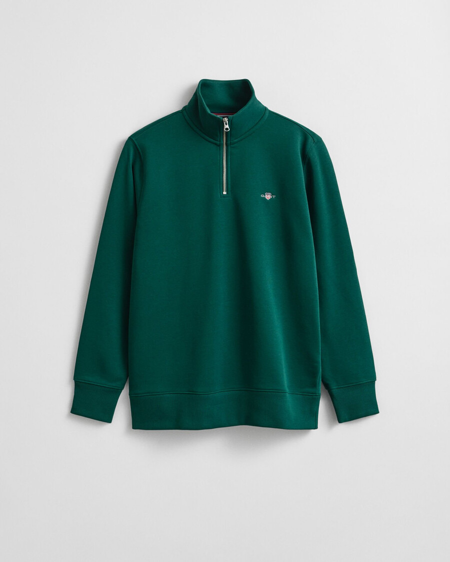 shield halfzip sweatshirt - deep forest green