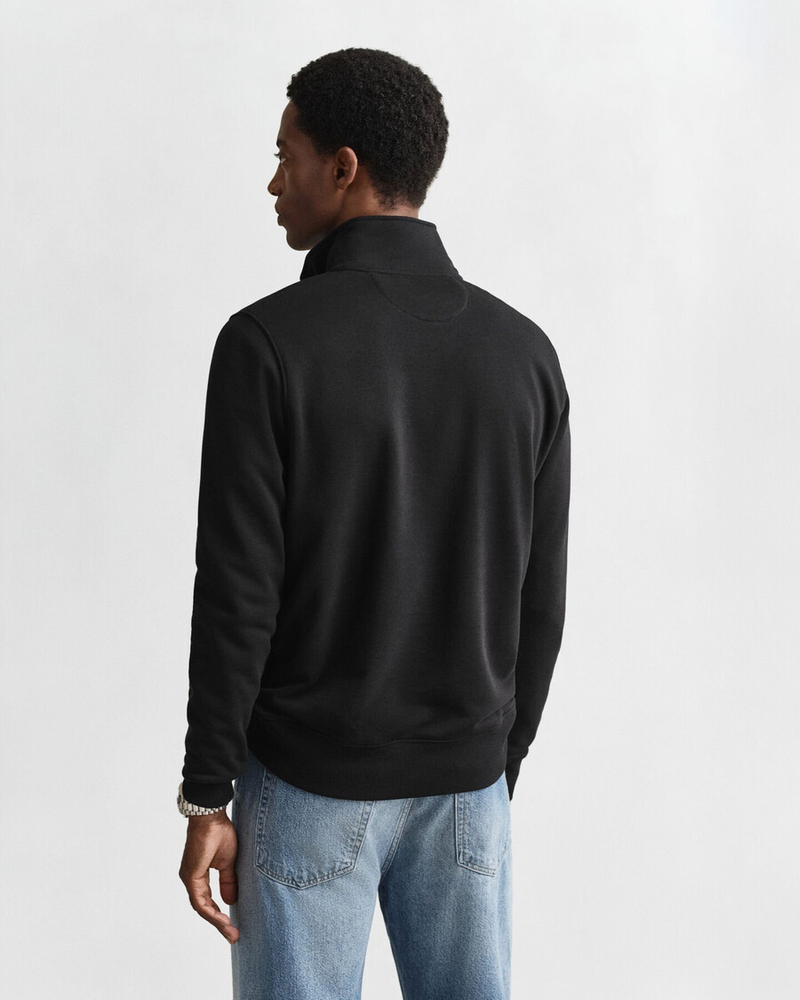 shield halfzip sweatshirt - black