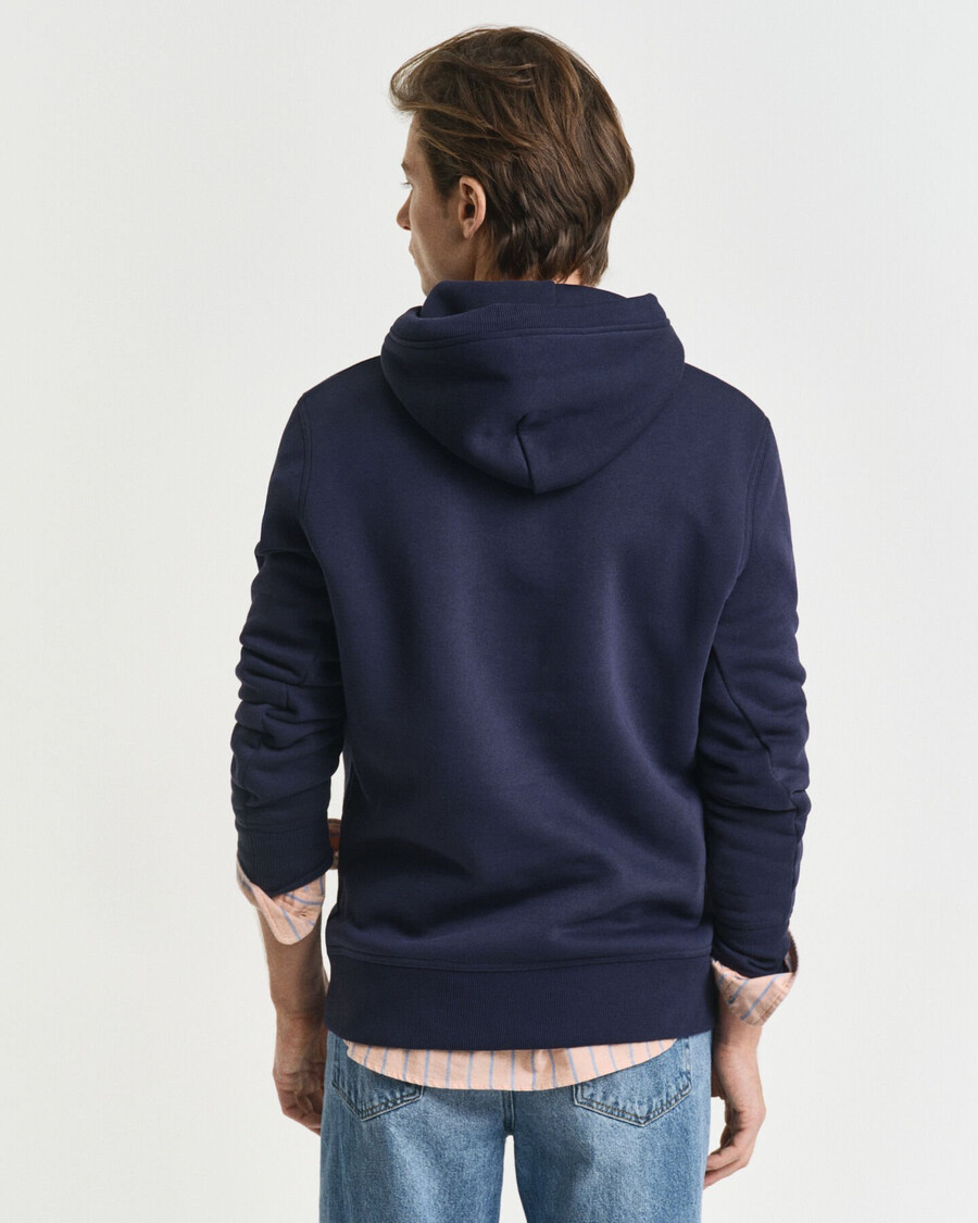archive shield hoodie - evening blue