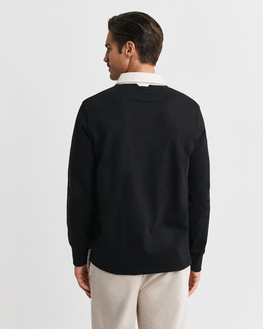 blocked heavy rugger - black