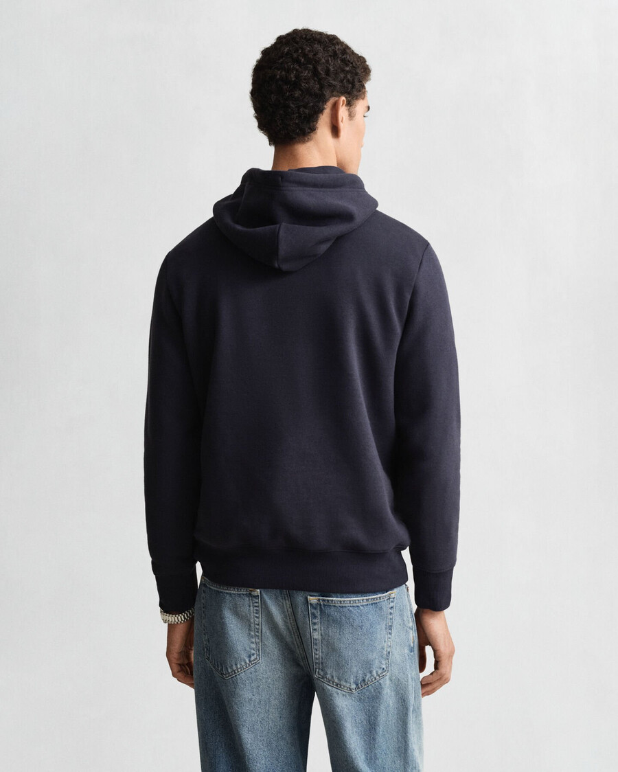 graphic hoodie - evening blue